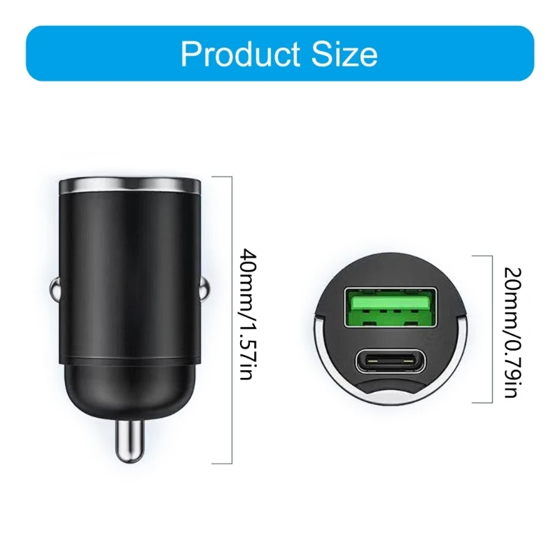 High Power Type C Charges 100W Fast Charging Adapter Metal for Laptops & Phones
