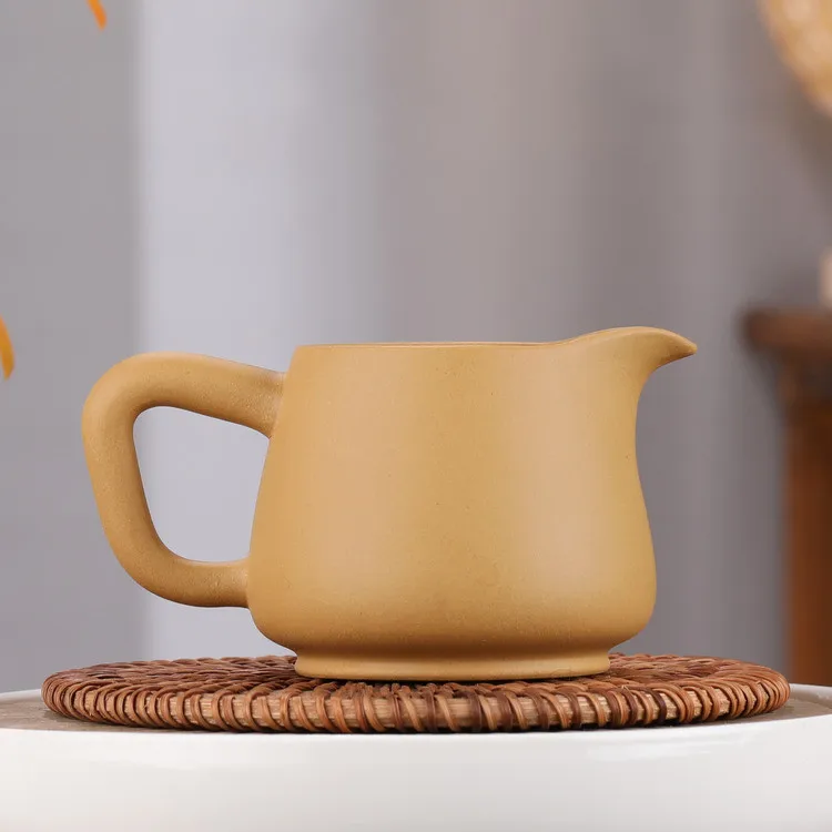 Yixing Zisha Handmade Purple Clay Teapot Fairness Cup Duan Ni Clay Tea Pitcher Large Tea Set With Magpie Pattern