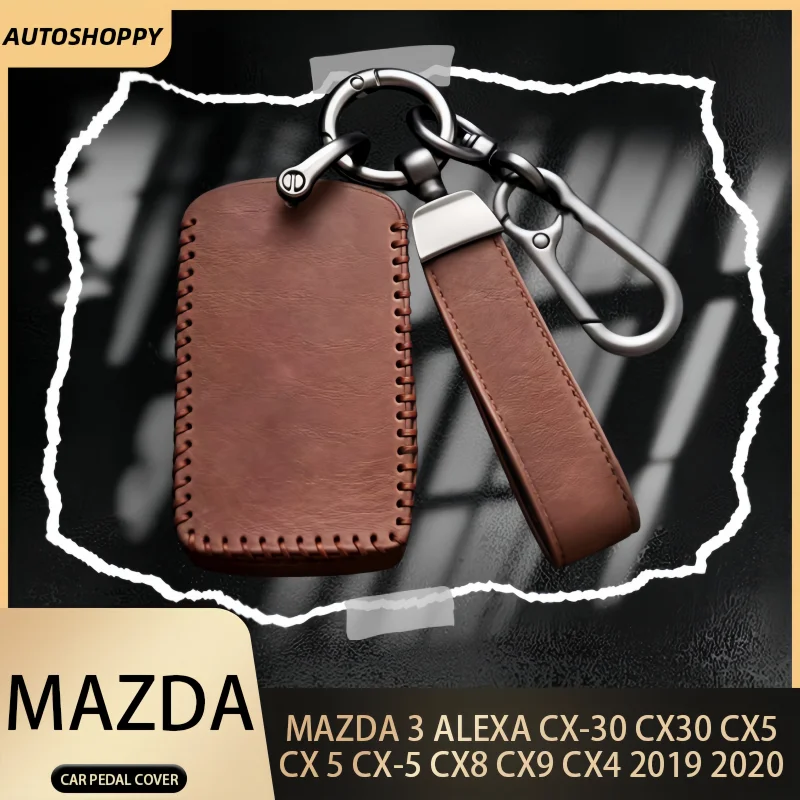 

Car Key Case Cover Shell Fob For Mazda 3 Alexa CX30 CX-30 CX-5 CX5 CX3 CX-3 CX8 CX-8 CX9 CX-9 Protector Keyless Accessories