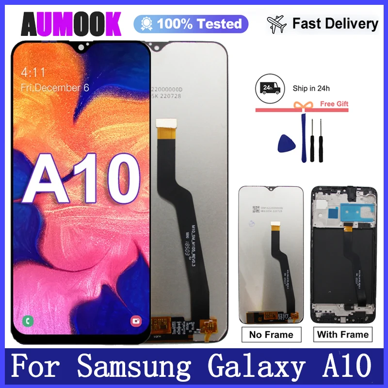 Nuevo IPS para Samsung A10 pantalla LCD MONTAJE DE digitalizador con pantalla táctil para Samsung A10 A105F A105G A105M A105FN reemplazo de la pantalla
