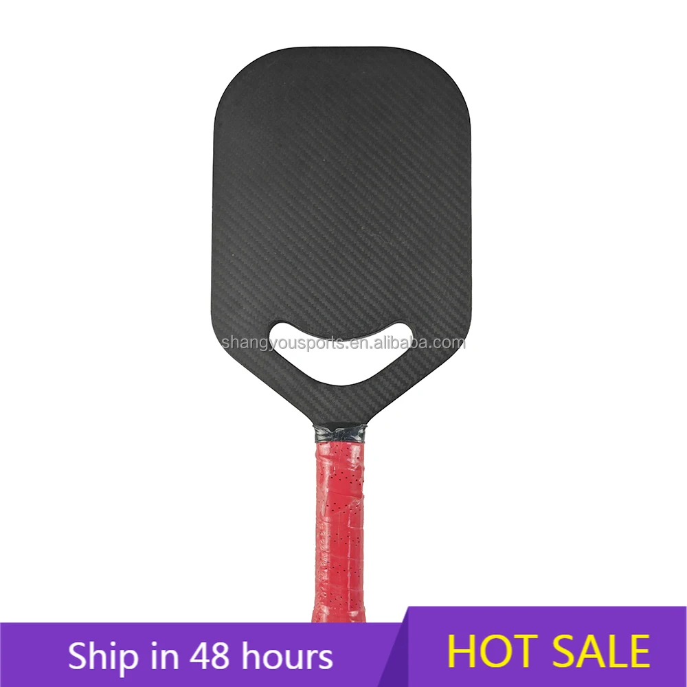 

YTYIN China Custom High End Edgeless Pickleball Paddle 16mm Thickness Carbon Fiber Unibody Thermoformed With Aerodynamic Hole