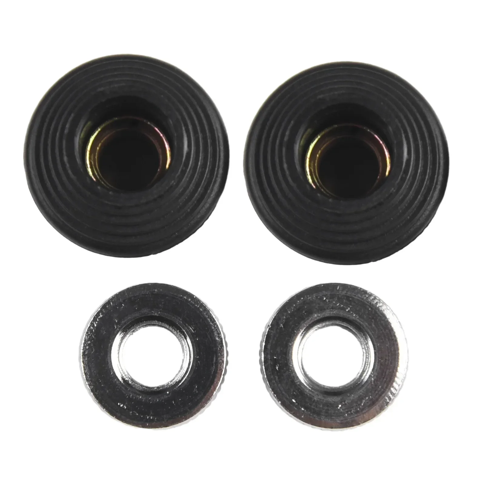 Cowbell Clamp Floor Drum Legs Feet Tip Floor 2Pcs Accessories Anti-rust Black Drum Feet Replacement For Tom Bass