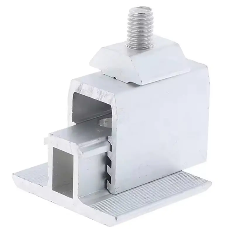 Utility Design Aluminum For Fixing Solar Panel Mounting Bracket Adjustable 35-50Mm Medium Clamps For Photovoltaic Modules