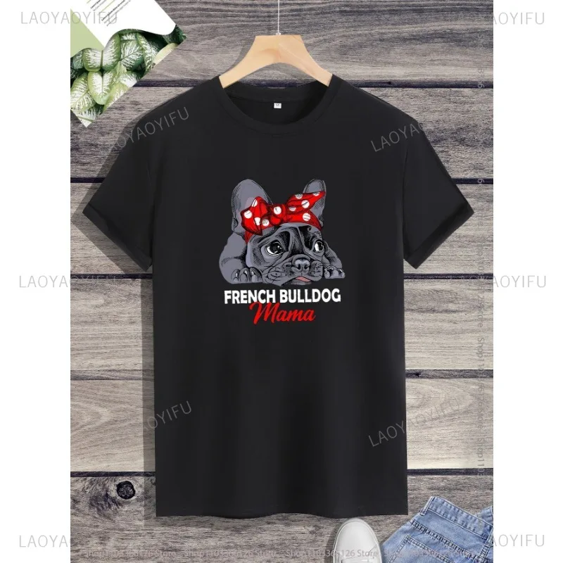 Classic Humor Funny Pup Breathable Printed T-shirt Top Unisex Shirt Short-sleev O-neck Leisure Street Fashion Harajuku