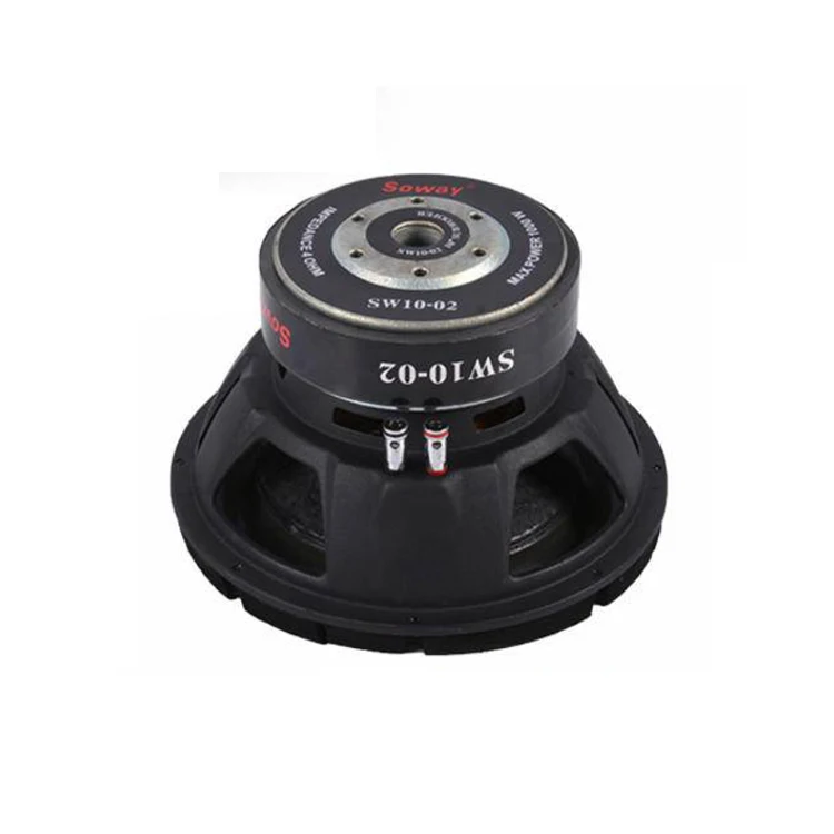 

Wholesale Professional Manufacturer 10 Inch Car Subwoofer Speaker Double 4 Ohms 1200 Watts Car Audio Sub Woofer SW10-02