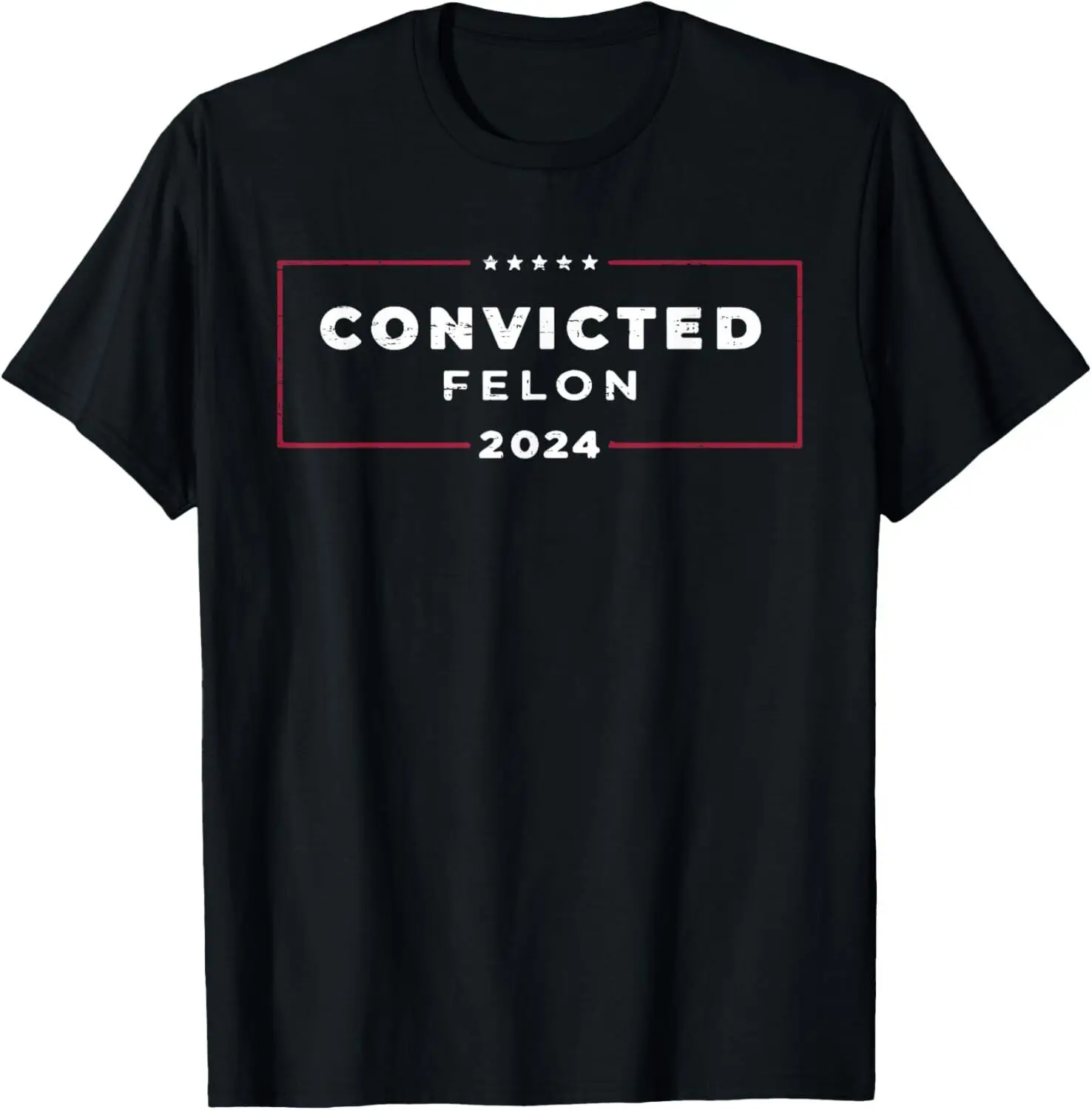 NEW! Trump 2024 I'm Voting Convicted Felon Election Gift T-Shirt - MADE IN USA