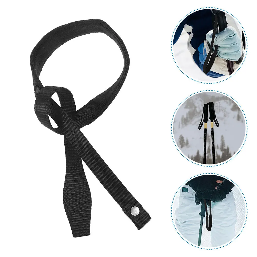 

2pcs Adjustable Wristband Ski Strap For Trekking Pole Ski Stick Walking Cane Outdoor Sports Gear Protective Strap