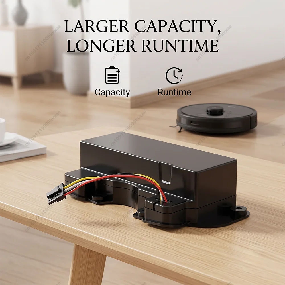 High Capacity 14.8V 6500mAh Robot Vacuum Battery Pack for Cecotec Conga 4090 4490 4590 4690 Cleaner Repair Accessories