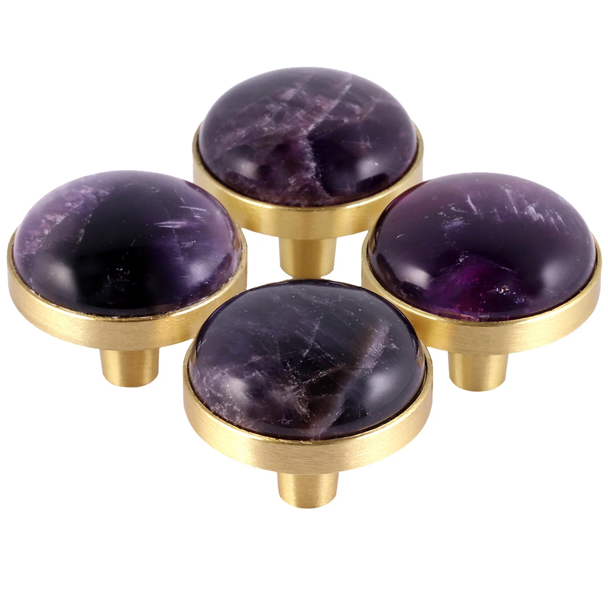 

Natural Crystal Stone Cabinet Pull Knobs With Screws Drawer Handles For Dresser Wardrobe Cupboard Decorative Furniture Hardware