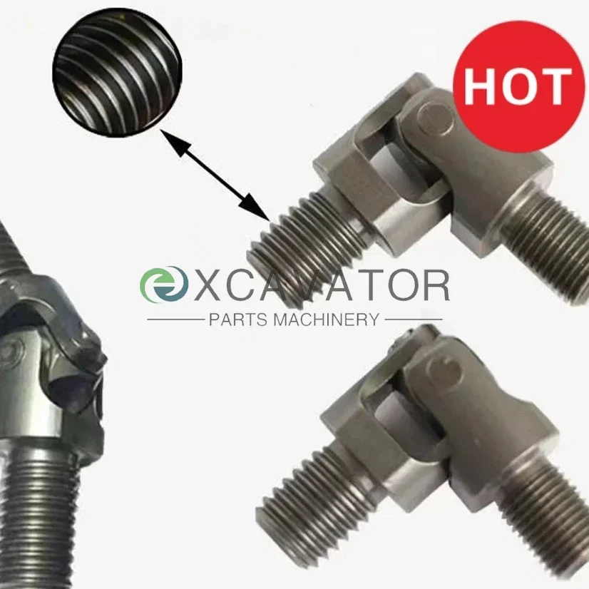 For Excavator Komatsu Hitachi Carter Kobelco Kato Hyundai Doosan Trinity Joystick Handle Universal Joint Ten Byte Accessories