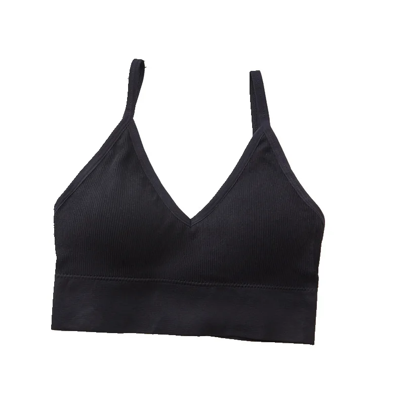 Women Sexy Crop Tops Tube Top Female Streetwear Sleeveless Camis Seamless Sports Lingerie Tee Bra Crop Top Bandeau Top Tank