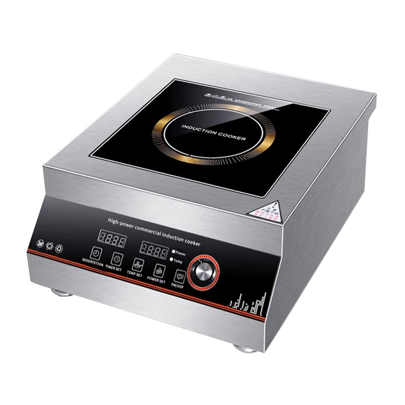 

Micro Induction Cooker 3500 Watt Commercial Pot with 6000 Watt Flat Range Top Controller Heavy Duty Electric Foshan Hob