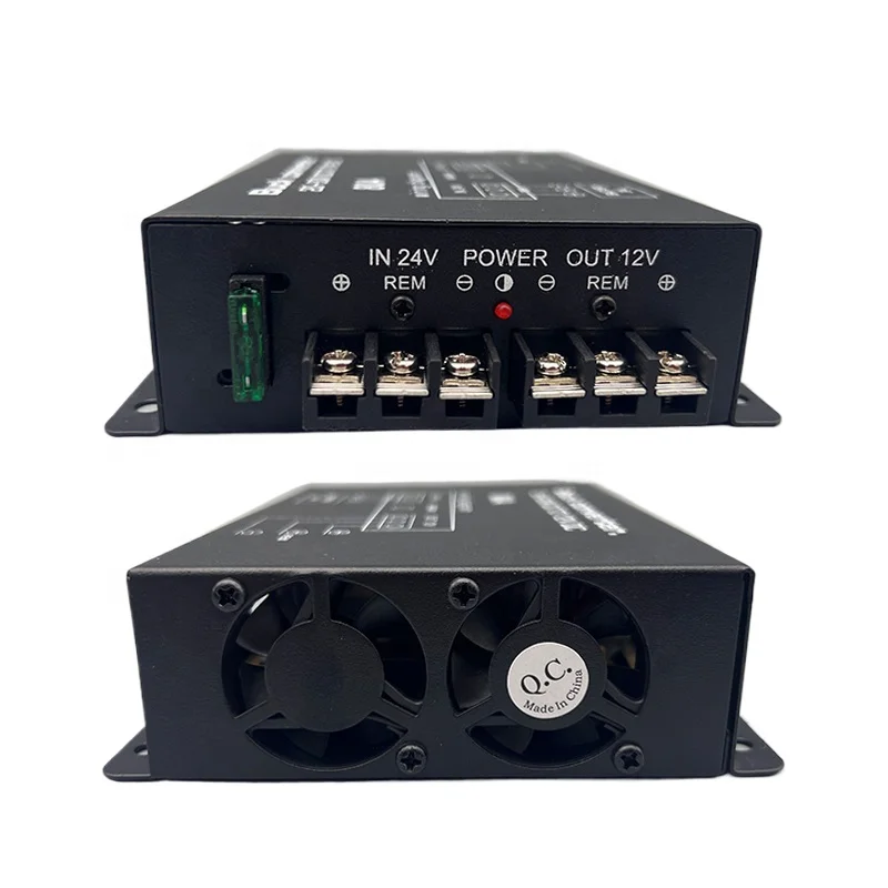 고품질 80A 24V DC-12V DC 자동 변환기, 신형 차량용 스텝다운 전원 변압기