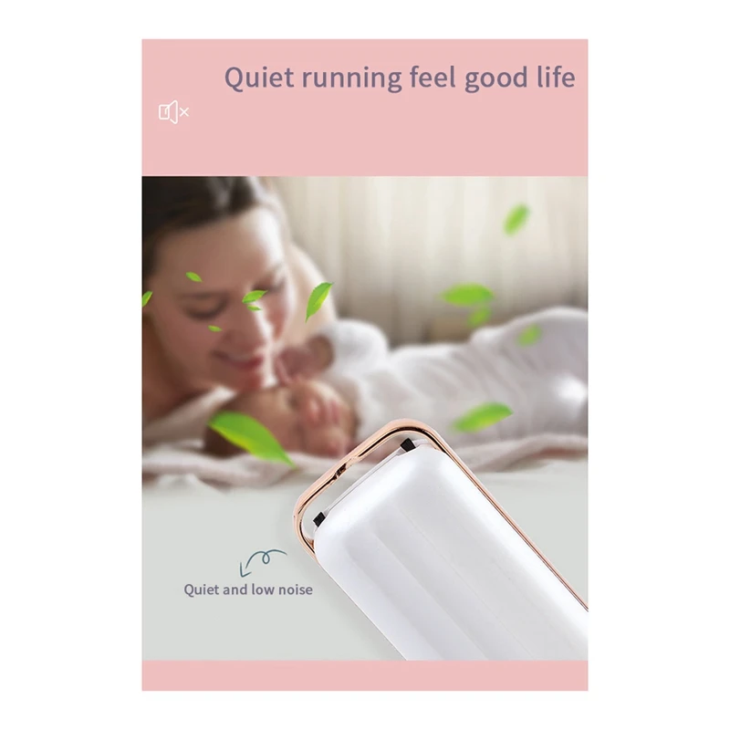 충전식 미니 개인 공기 청정기, 휴대용 악취 제거기, 목걸이 포함 음이온 공기 청정기