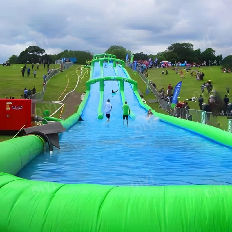 Commercial Giant Slip N Slide Inflatable Water Slide - Outdoor Mega Water Slider for Kids & Adults Events