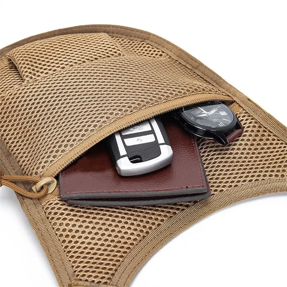 Anti Theft Bag Concealed Agent Wallet Waterproof Molle Pouch Stealth Crossbody Bag Storage Bag Breathable Underarm Shoulder Bag