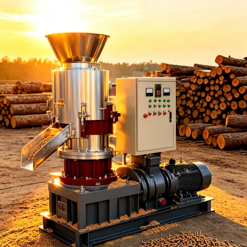 Customized Small Scale Pellet Mill Wood Pellet Machine for Sawdust Biomass Pellets Production Home Farm Press