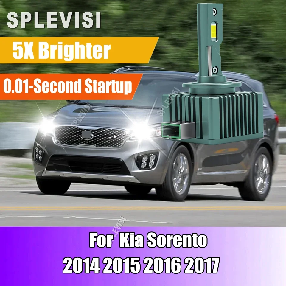 

LED Lights Headlight Bulbs 120W 6000K 24000LM Auto Xenon Bulbs Replacement Plug&Play For Kia Sorento 2014 2015 2016 2017