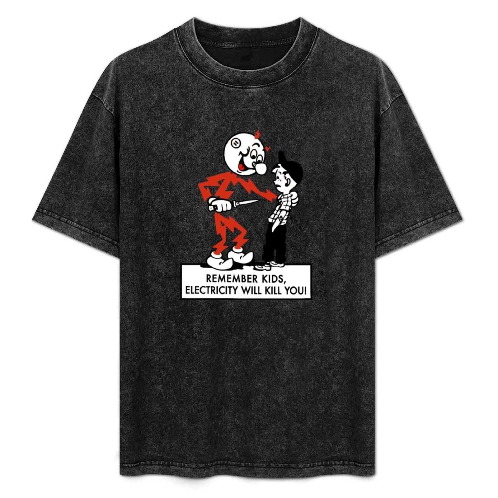 Reddy Kilowatt T-Shirt summer tops blanks summer clothes funny t shirts for men