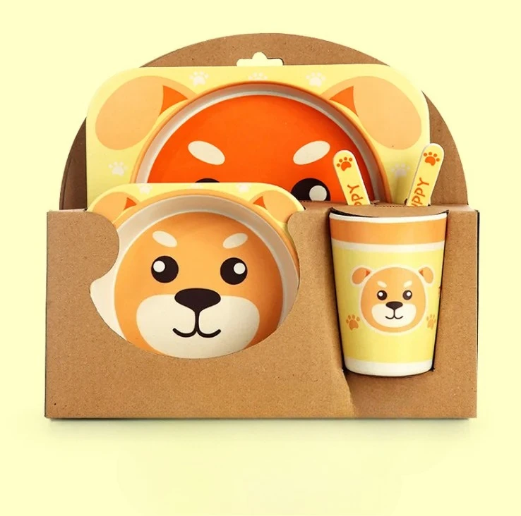 

#For Biodegradable Bamboo Fiber Children's Plate Non-slip and Anti-drop Baby Tableware