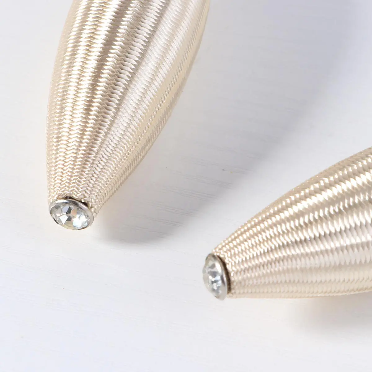 

2Pcs Curtain Tiebacks Decorative Rope Holdbacks Beige Classic Elegant Drapery Tie Backs for Living Room Bedroom Window Curtains