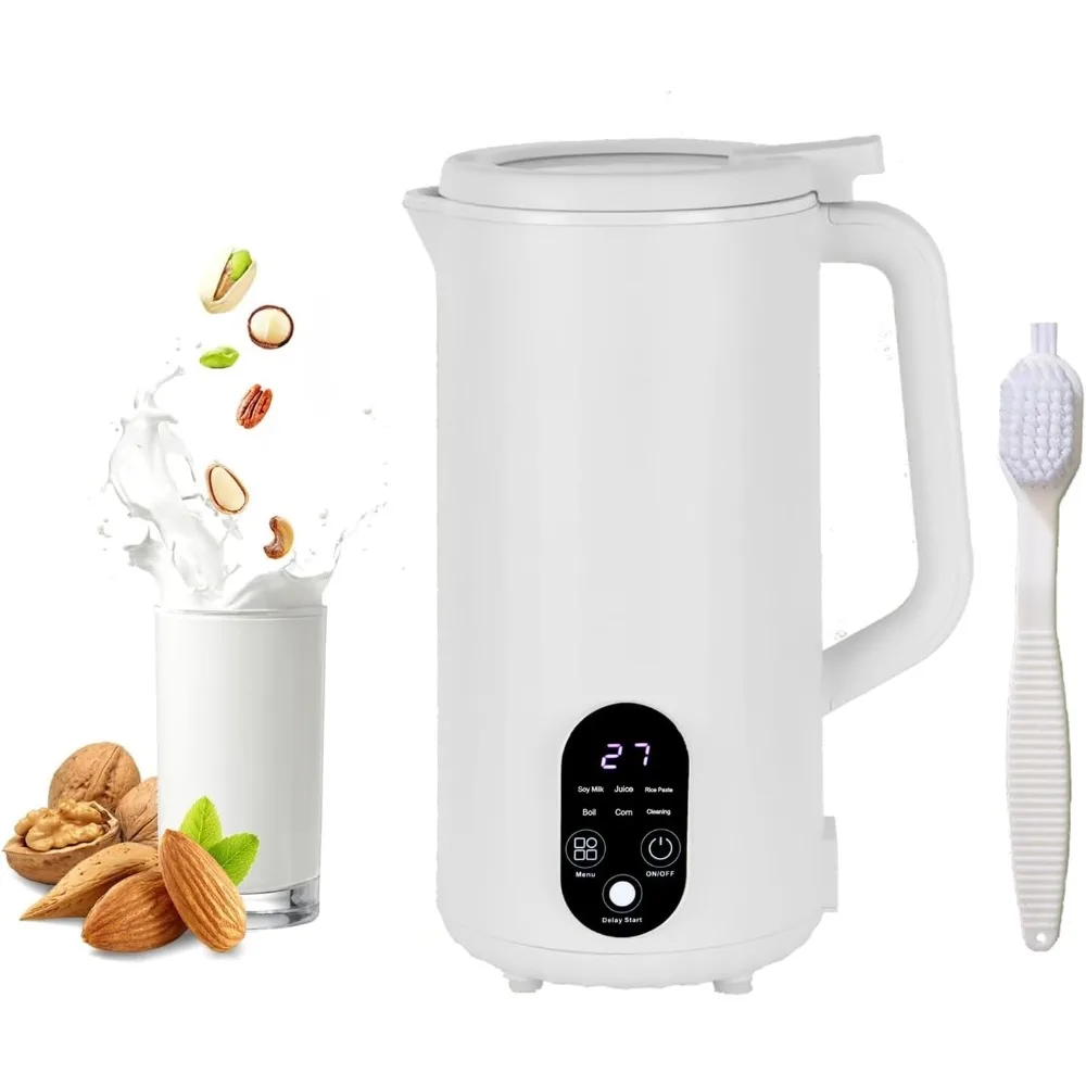 

2024 New Automatic Soy and Nut Milk Maker,27oz/800ml,Food Processor,Rice Paste,Juice,Baby Food Hot Blender