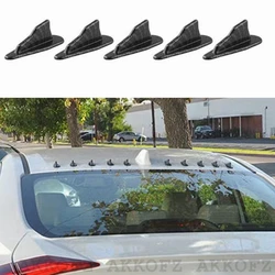 Per auto universale ABS Spoiler Wing car trim Kit Car Roof Shark fins