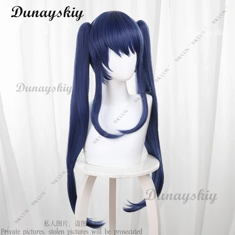 Wendy Marvell FAIRY Cosplay Wig TAIL Anime Blue Cos Wigs Sky Dragon Slayer Magic Tattoo Sticker Ponytail Hair Halloween Party