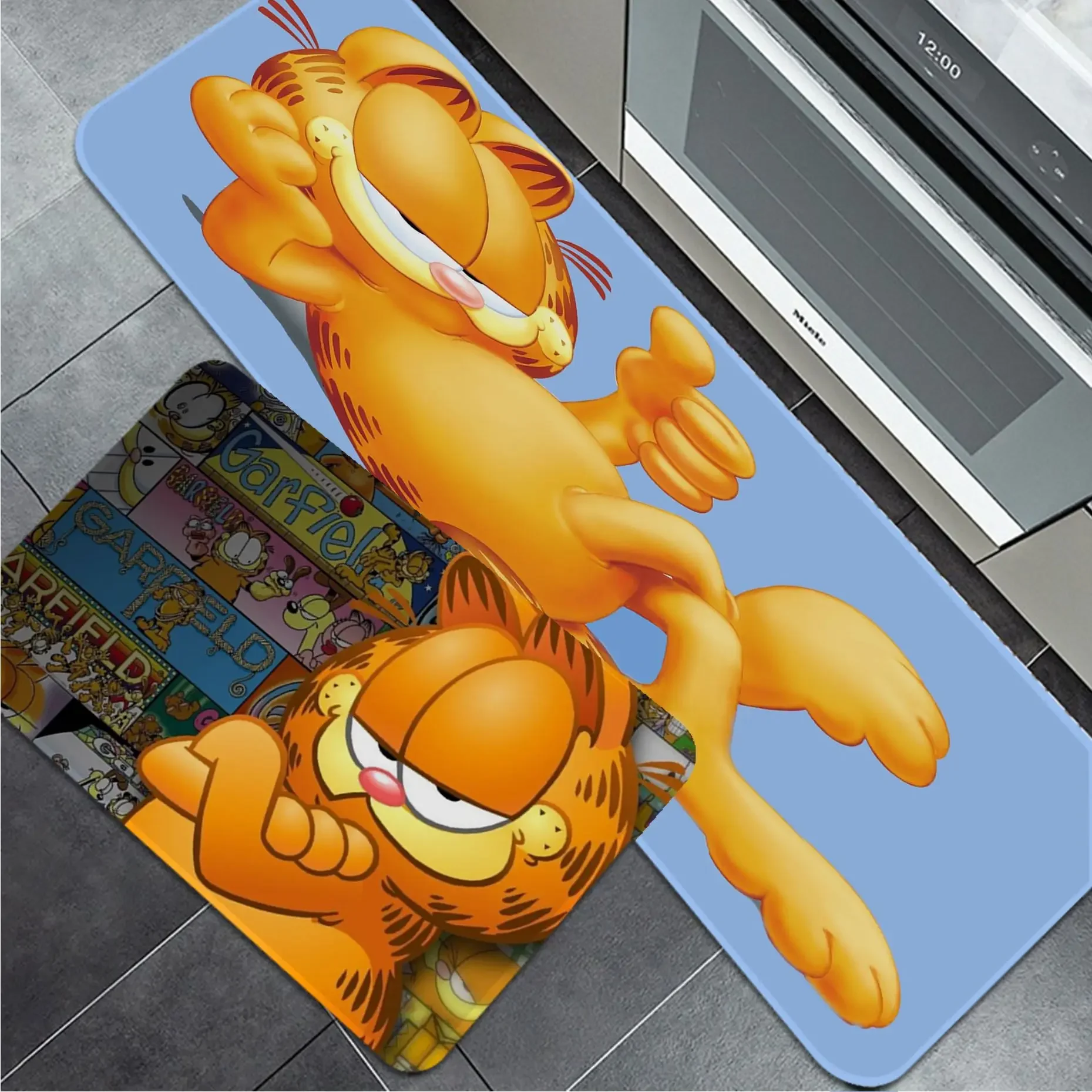 

Cartoon G-Garfields Cute Floor Mat Floor Mat Retro Multiple Choice Living Room Kitchen Rug Non-Slip Modern Home Decor