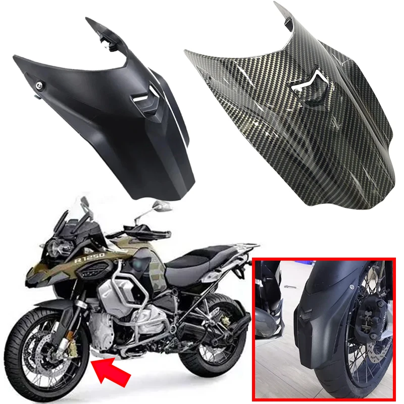 

Motorcycle Front Fender Mudguard Wheel Hugger Rear Extension Fit For BMW R1200GS R1250GS ADV LC 2014-2022 Carbon Look Fender