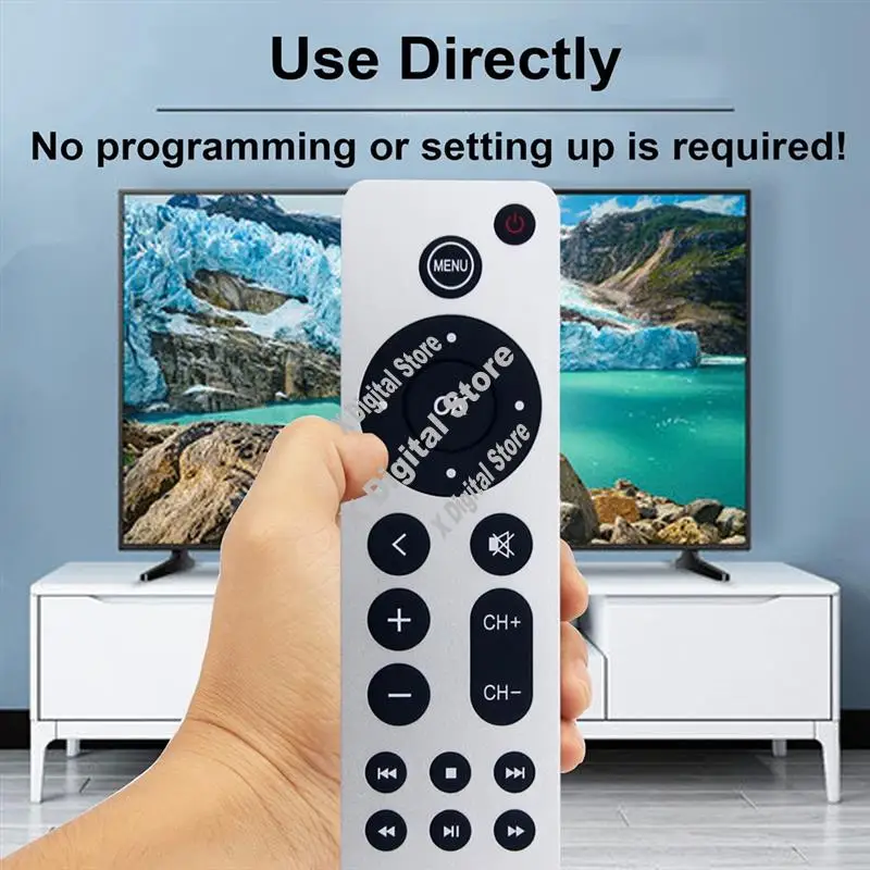 Replace Remote Control For  TV 4K / Gen 1 2 3 4 / HD A2843 A2737 A2169 A1842 A1625 A1427 A1469 A1378 A1218 NO Voice-ABVK