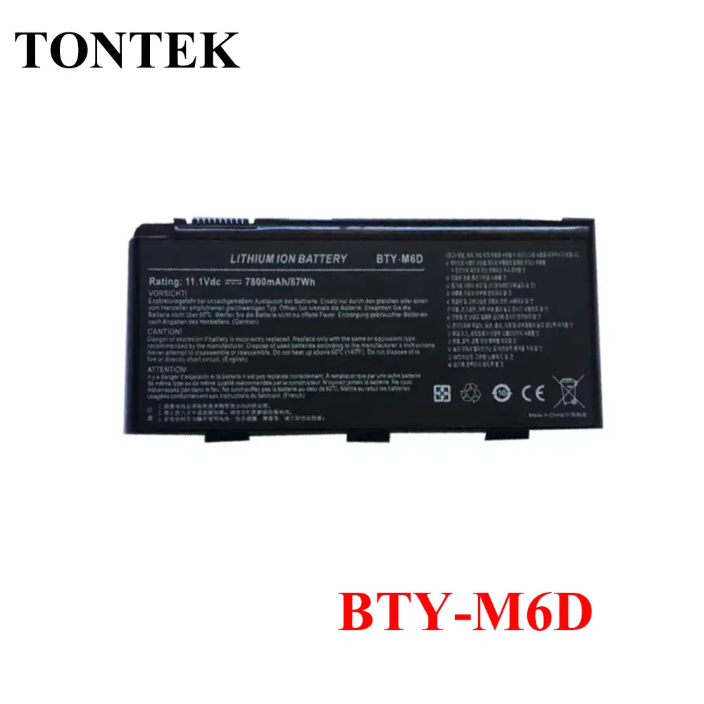 

BTY-M6D Laptop Battery for MSI GT60 GT70 GX780R GX680 GX780 GT780R GT660R GT663R GX660 GT680R GT783R