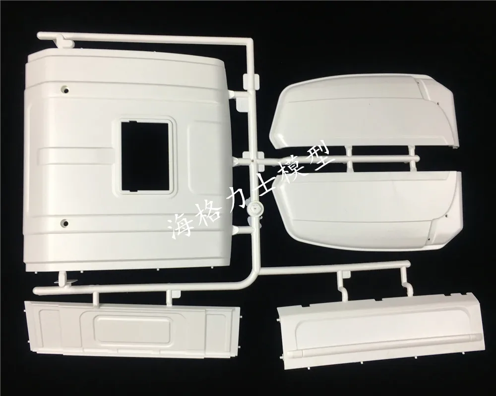 KXRC Plastic Cockpit High Roof Retrofit Accessorie Kit for 1/14 Tamiya RC Truck Trailer Scania R620 R730 R470 Upgrade Parts