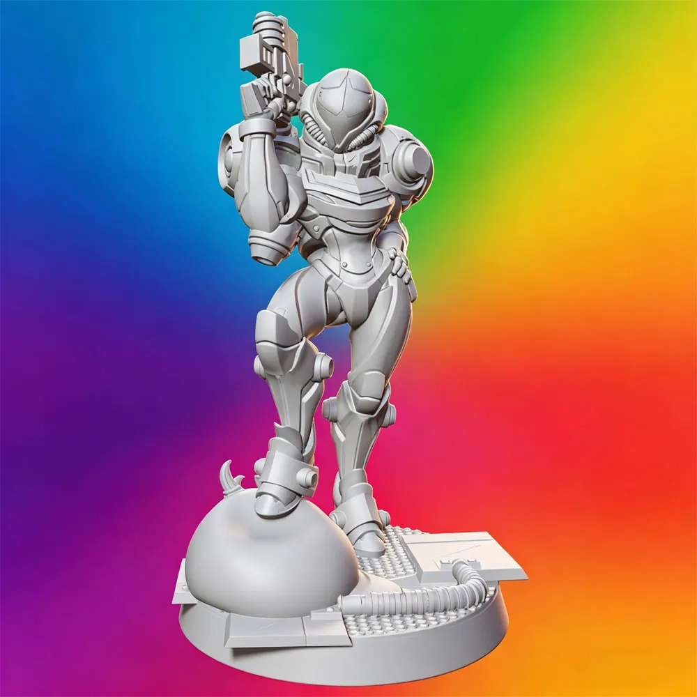 1/24/18/16/12 Soldier Resin Model Set GK Mini 3D Printed Grey Model Statue, High-Precision Resin Model, Uncolored