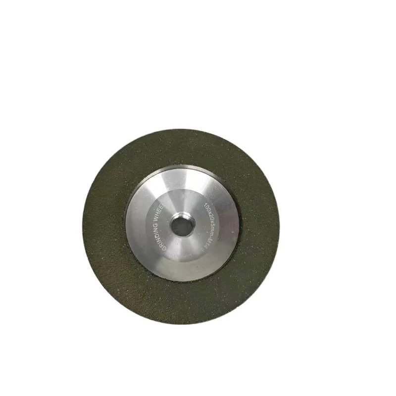 100mm  Resin Bond Diamond Grinding Wheel With M14 Threaded Aluminum Hub, Hole 20mm Flat Diamond Sharpening Disc