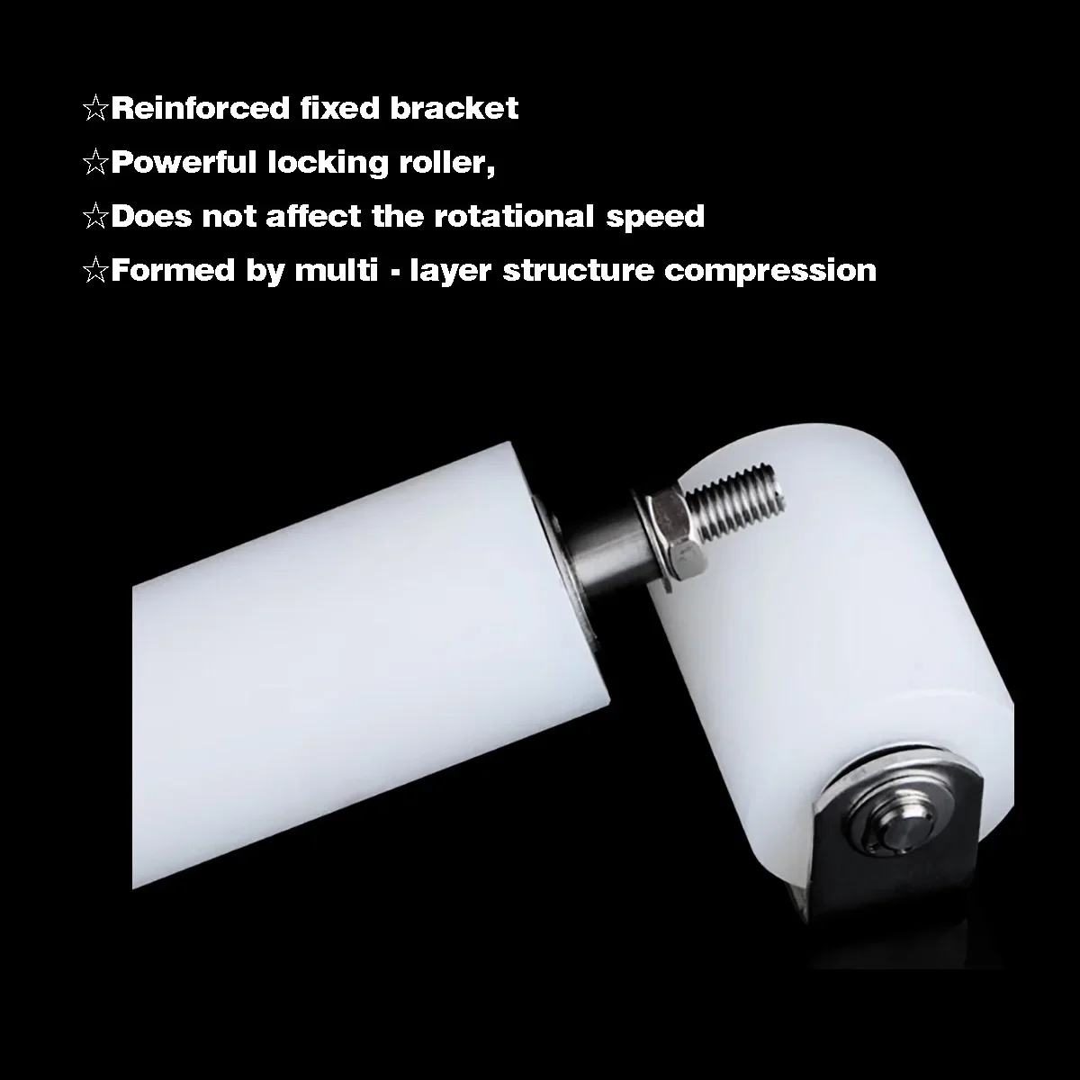 

Nylon Positioning Pulley Sliding Door Clamp Wheel Bearing Roller Guide Pulley Smooth Track Moving Wheel