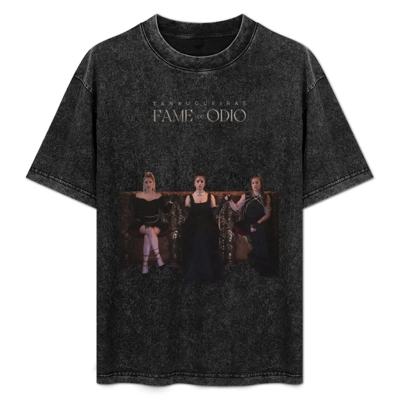 

Tanxugueiras- Fame of hate T-Shirt Big Size Loose Fit Tee Shirt