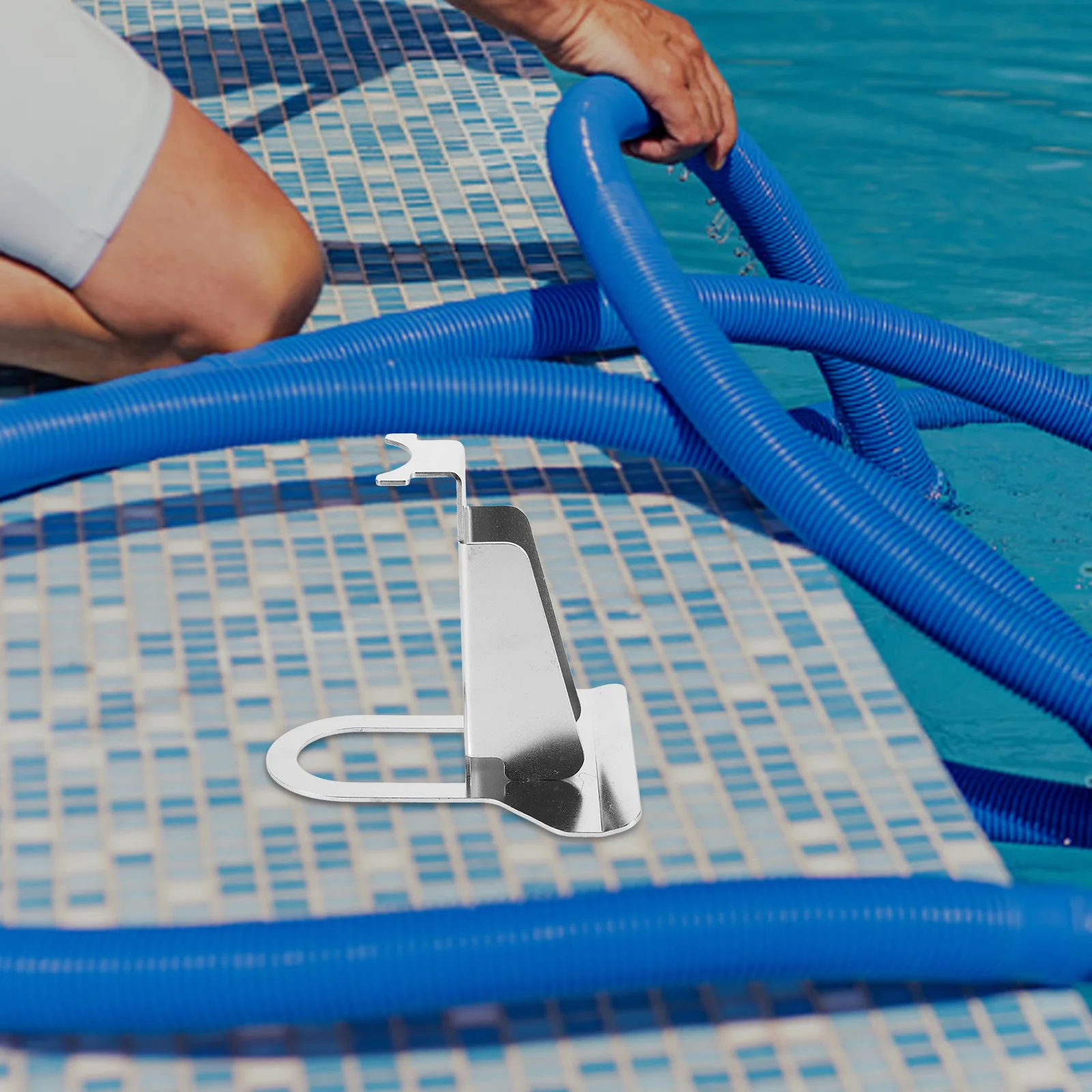 

1pcs Hose Holder Metal Support Bracket For Swimming Pool Garden Yard Durable Hose Rack Accessory Pool Support Brackets