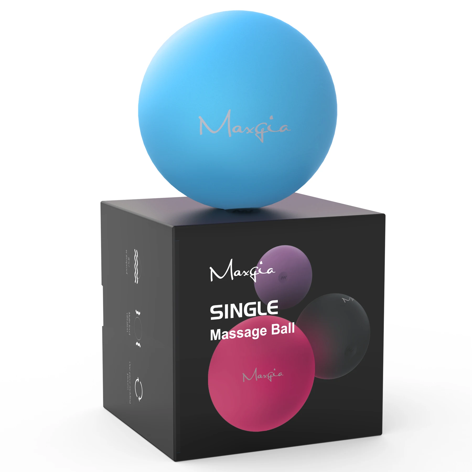 Maxgia Electric Massage Ball Shoulder Neck Body Muscle Relaxation Sole Back Foot Massage Rechargeable Fascia Ball Yoga Ball