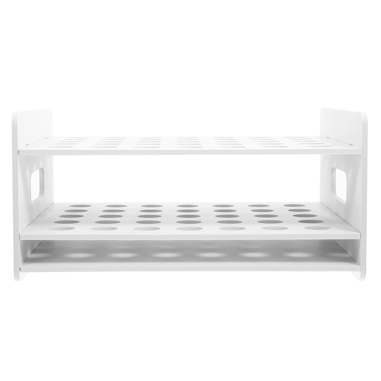 

Children Test Tube Holder 35 Holes White Mid Size Plastic Scissors Rack Desk Organizer School Art Supplies Stationery Storage