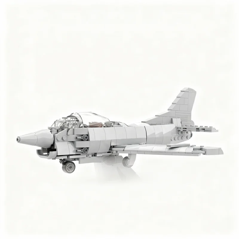 

497pcs MOC Fiat G91 R1 Model Building Blocks Construction Toy Christmas Gifts DIY Creative Idea Education Assemble Birthday
