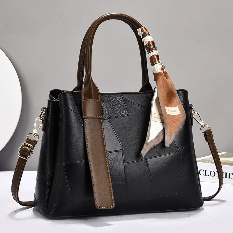 حقيبة كتف نسائية لعام 2026 حقيبة يد فاخرة مصممة حقائب يد نسائية جلدية مطبوعة حرف واحد حقيبة كتف واحدة #2