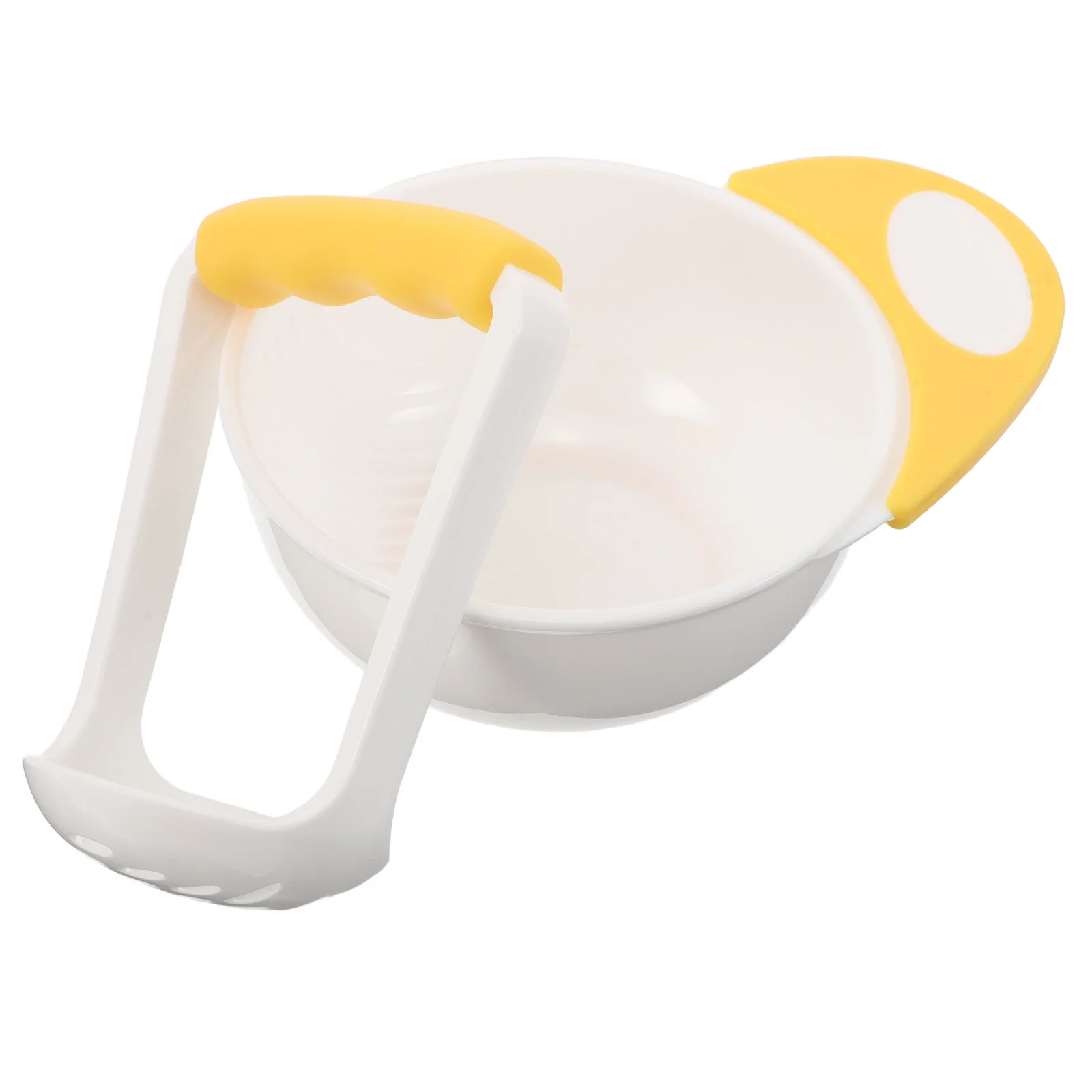 مجموعة واحدة من وعاء هراسة طعام الأطفال، أداة طحن مريحة محمولة للسفر في الهواء الطلق، تستخدم إعداد الطعام التكميلي #1