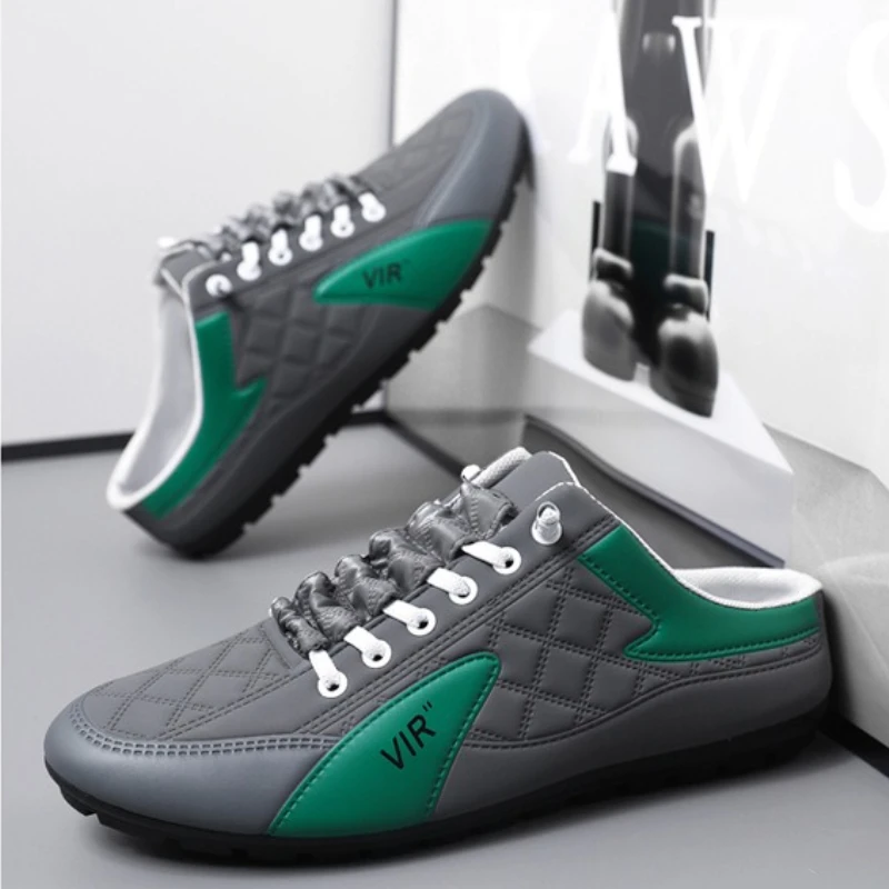 الكلاسيكية نصف النعال منخفضة أحذية مسطحة للرجال الراحة الرجال أحذية رياضية ربيع الخريف الذكور حذاء كاجوال تنفس Tenis Para Hombre