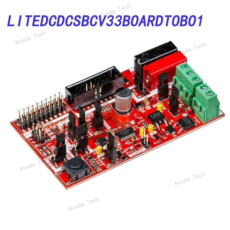 Avada Tech LITEDCDCSBCV33BOARDTOBO1 Evaluation board interface TLE9471-3ES CAN for vehicle use