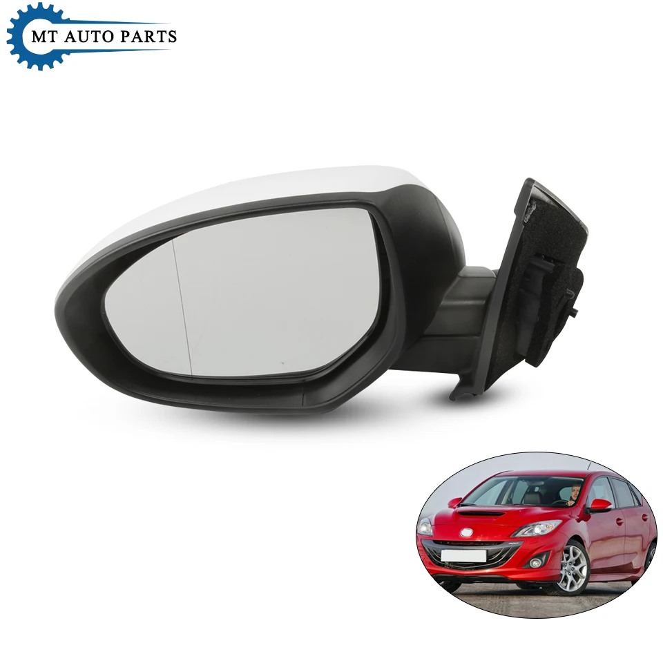 

MTAP Outer Door Rearview Mirror Assy With LED Electric Folding For Mazda 3 BL 2008 2009 2010 2011 2012 2013 2014 7-PINS
