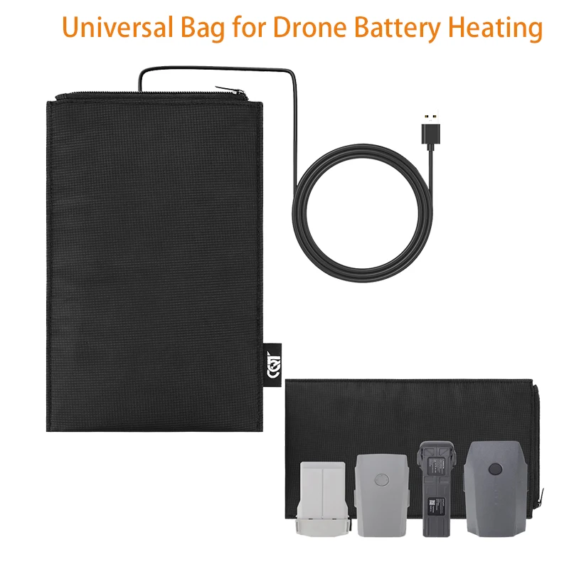 Battery Heating Bag For DJI MINI 3 4 Pro/Mini 2 4K/Mavic 3/AIR 2/Avata 2 Battery Heating Bag Fire-proof Storage Bag Accessories