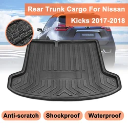 Rear Trunk Cargo Liner Mat Waterproof Antislip Shock Boot Liner Tray Floor Sheet Carpet Tray For Nissan Kicks 2017 2018 2019+