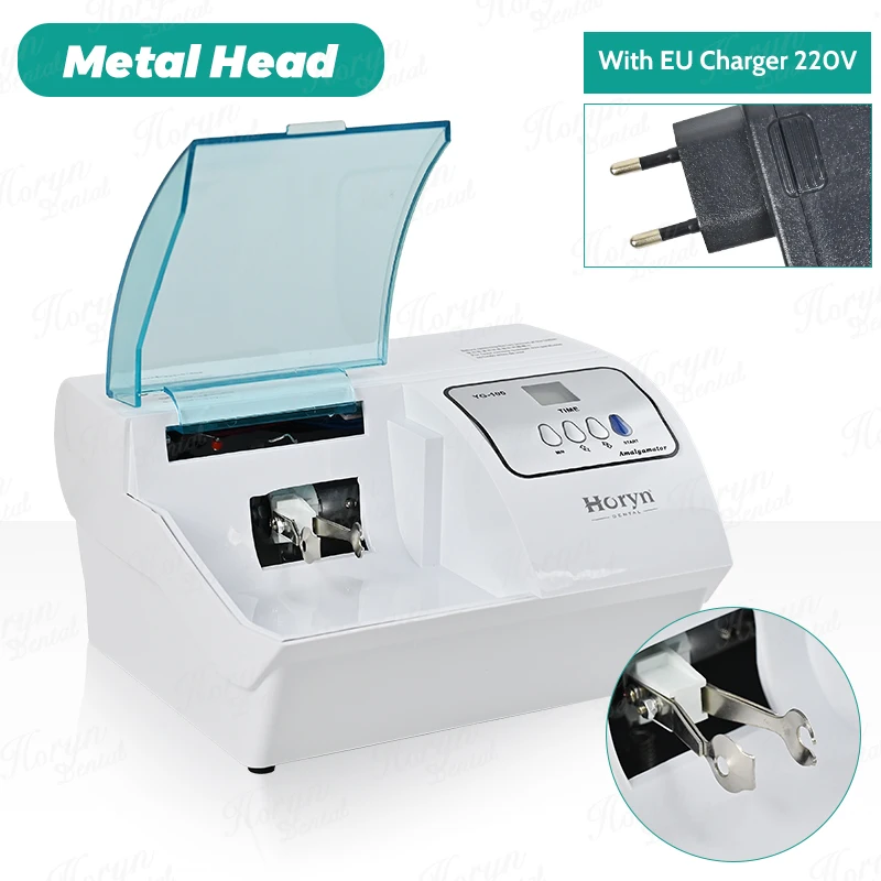 Tandheelkundige Amalgamator Digitale Machine 4500 cpm Amalgama Capsule Mixer Tandheelkundige Metalen Hoofd Amalgam Capsule Machine - afbeelding 1