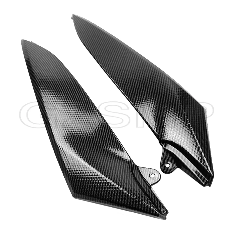 Carbon Fiber Pattern Motorcycle Side Panel Fairing Mid Cover Air Duct Cover Panel Gas Tank Side Fit for Yamaha YZF R1 2004 -2006